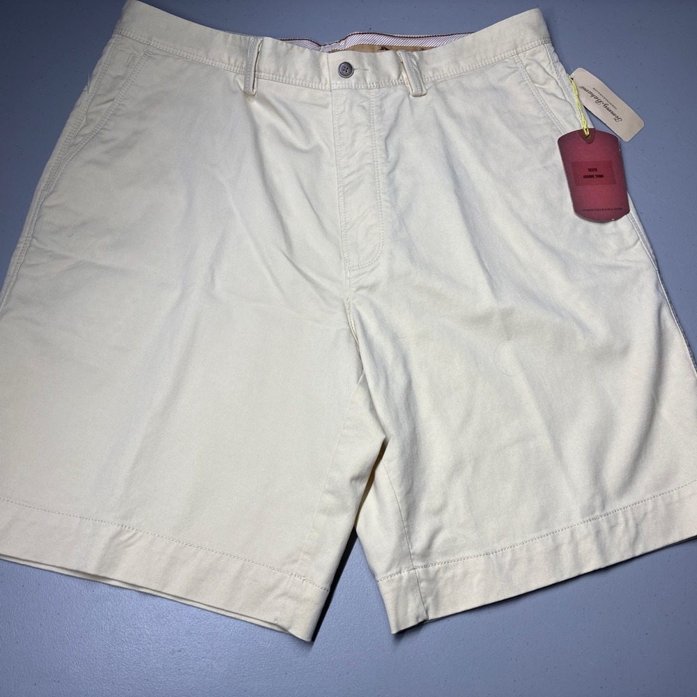 Tommy Bahama Shorts Mens 34 Ashore Thing Chino Stretch Canvas Golf Casual 10 In